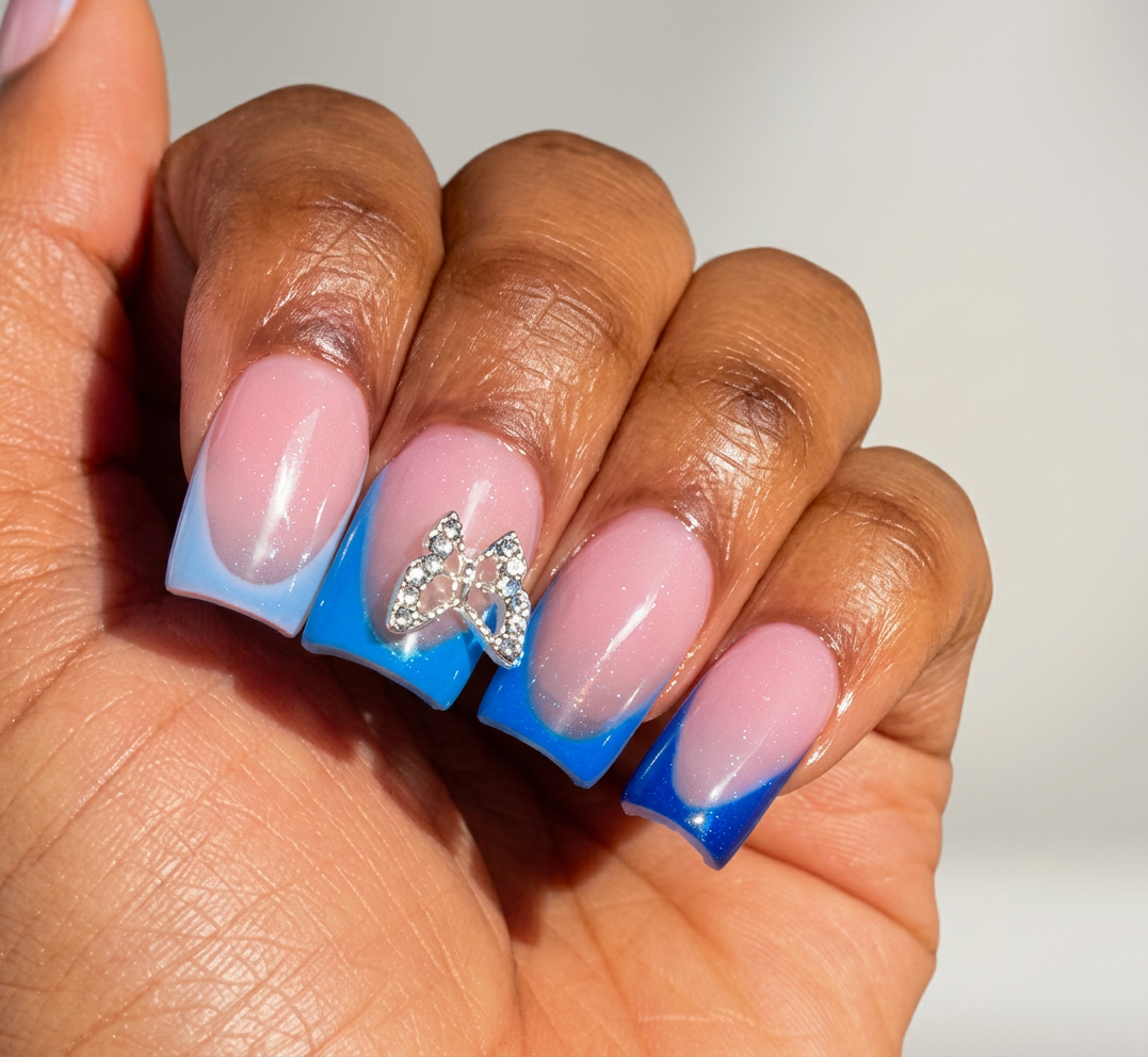 Blue French · Bow